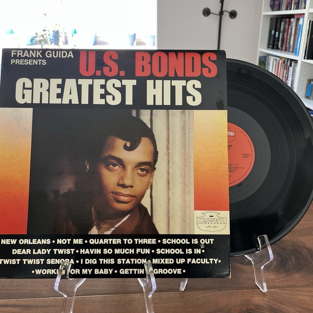 Frank Guida Presents Gary U.S. Bonds Greatest Hits LP 1961 Legrand LPS 1001